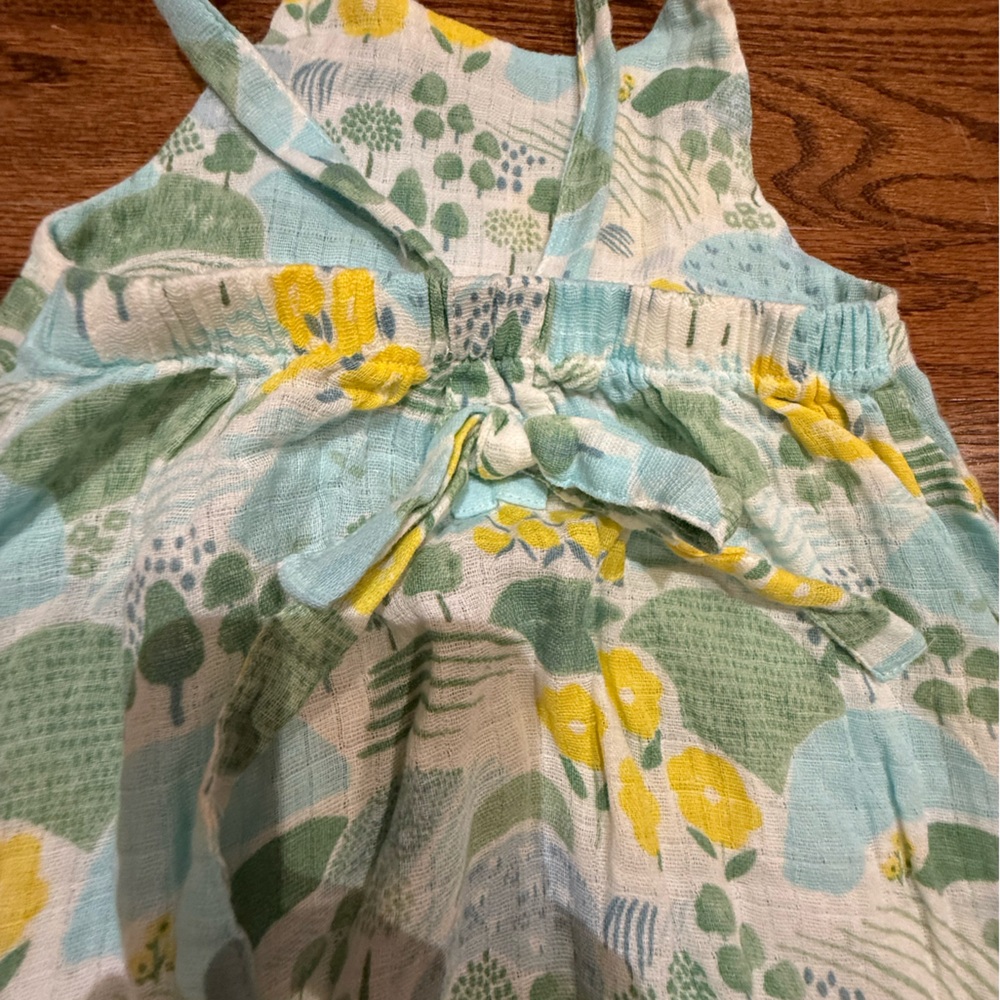 NEW Angel Dear Tie Back Romper 12-18 Months - Picture 6 of 7